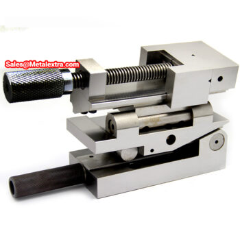 Alternative view of INSIZE Precision Compound  46° Sine Vise 6524-80 with Knob Screw (SKS Steel, HRC58-60) 80mm