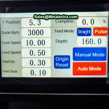 INSIZE Precision Cutting Machine MLP-PCM200 (500-3000rpm/min) Power 600w, Sample cut <Ø40mm - Image 8