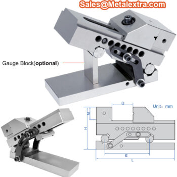 INSIZE Precision Quick Sine Vise 6514 (Angle 60°, SKS Steel, ±60 HRC) Jaw Range; ≤65mm - 170mm - Image 5