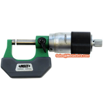 Alternative view of INSIZE Quick Setting Micrometer 3208 (Resolution 0.01mm, Feed 1mm/turn) Accuracy ±4μm, Range;  ⌀25mm - 200mm