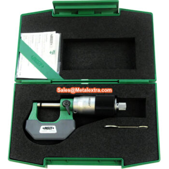 INSIZE Quick Setting Micrometer 3208 (Resolution 0.01mm, Feed 1mm/turn) Accuracy ±4μm, Range; ⌀25mm - 200mm - Image 4