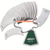 INSIZE Radius Gauge 4802-31 (Arch Angle 31pcs) Accuracy; ±0.06mm, Range; 25-40mm
