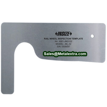INSIZE Rail Wheel Inspection Gauge 4991 (Contour of flange and tread of rail wheels) Accuracy; ±0.1°
