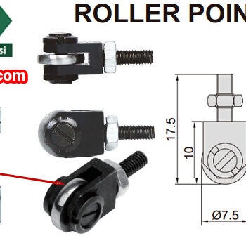 INSIZE Roller Point ⌀7.5mm Anvil For Thickness & Test Indicator Gauge 6282-1901 Series (Steel, Thread; M2.5 x 0.45mm) Accuracy; ±0.005mm, Range; 17.5mm - Image 4