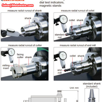 INSIZE Runout Tester 4771-30 Runout Accuracy; ±1µm, Range diameter; Ø2mm - Ø30mm - Image 2