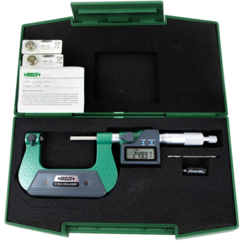 INSIZE Screw Thread Digital Micrometer 3581-25A (Cable Output, Resolution 0.001mm) Range;  ⌀25mm - 300mm - Image 6