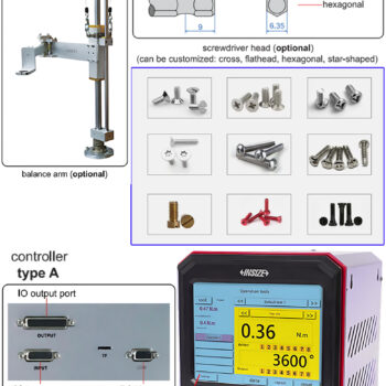 INSIZE Screwdriver HES-E Series (Data Output RS232/485 ModbusRTU) Accuracy; ±5%, Torque Range 0.01Nm - 1.60Nm - Image 5