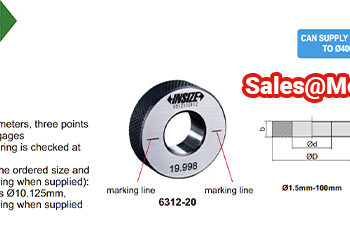 INSIZE Setting Ring Gage 6312 Series (Standard DIN2250-1:2008)  Range; Ø1.5mm - Ø400mm - Image 6