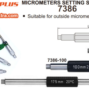 Alternative view of INSIZE Setting Standard for Outside Micrometer 7386 (DIN 863, Accuracy; ±1.25μm) Range; ≤25mm - ≤1950mm