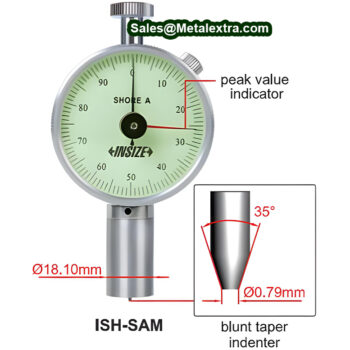 INSIZE Shore D Durometer, ISH-SDM, Grad 1HD, 20~90HD - Image 2