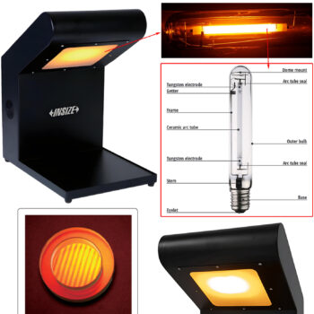 INSIZE Sodium Light Lamp CAC-SL300 (Wavelength; 589nm±6nm) Brightness Range; 313,62cd/m² - Image 3