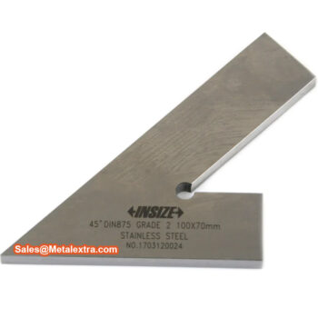Alternative view of INSIZE Squares Angle 45° 4745 Series (Stainless Steel Flat, DIN 875 Grade 2) Accuracy; ±29μm, Range; 120mm - 200mm