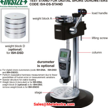 Alternative view of INSIZE Testing Stand for Durometer ISH-DS-STAND, 5,6Kg