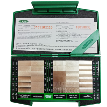 INSIZE Surface Roughness Specimen Set ISR-CS130-W (ISO 2632, Pure NICKEL) Range; 0.05μm - 50μm - Image 6