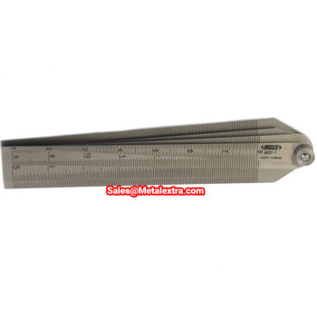 INSIZE Taper Gauge Set 4837 (Stainless Steel Ruler) Range; ⌀1mm - ⌀29mm - Image 3