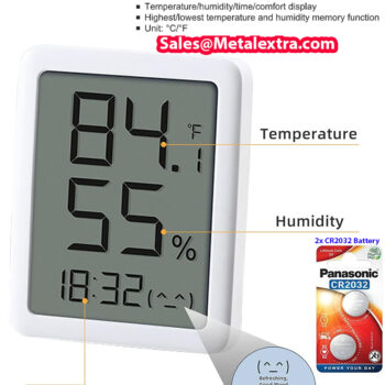 INSIZE Temperature Humidity Meter 0319-TH60 (Res; 0.1°C, Accuracy; ±0.5°C) Range; 0°C~55°C/131°F~158°F, humidity; 0~99%RH - Image 4