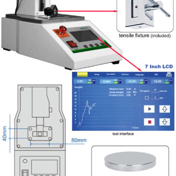 INSIZE Tensile Compression Tester UTM-SC Series (Motorized test stand, Resolution; 0.01N - 1N) Accuracy; 0.5%, Force range; 100N - 1000N - Image 4