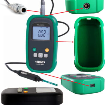 INSIZE Tesla Meter 0501-MA01 Gauss Meter (Resolution; 0.01 mT/0.01 mG) USB Mini-B, high frequency (RF) Range; 200 mT - 2000 mT - Image 3