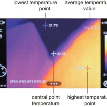 INSIZE Thermal Camera 0232-PC550 (Infrared 256x192, WIFI/Type-C) IP54, Temperature range: -20° - 550°C - Image 6