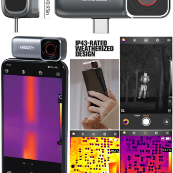 INSIZE Thermal Camera 0236-MC150 for Smartphone (Infrared 256x192, WIFI/Type-C) IP43, Temperature range: -20° - 150°C - Image 3