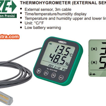 Alternative view of INSIZE Thermohygrometer 0313-TH48 External Sensor (Humidity; 0~99.9%RH) Range; -40°C~80°C/-40°F~176°F