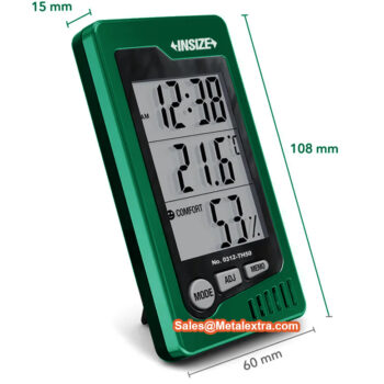 INSIZE Thermohygrometer 0312-TH50 Internal Sensor from Room (Humidity; 10~99.9%RH) Range; 0°C~50°C/32°F~122°F - Image 3