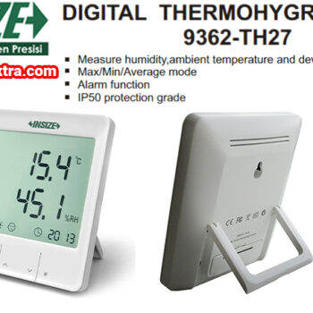 INSIZE Thermohygrometer 9362-TH27 (-20°C~70°C/-4°F~158°F, humidity; 0~100%RH) IP 50 - Image 4