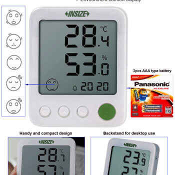INSIZE Thermohygrometer Indoor 0316-TH62 (Humidity; 10~99.9%RH) Range; -20°C~60°C - Image 4