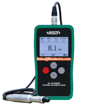 Alternative view of INSIZE Thickness Gauge ISO-8000FN (Magnetic induction & Eddy current Probe) Accuracy : ±0,5μm, Res; 0.1μm, Range; ≤1500μm
