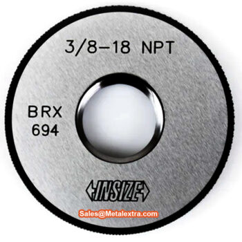 Alternative view of INSIZE Thread Ring Gauge NPT 4634, Range; 1/16x27NPT - 4x8 NPT