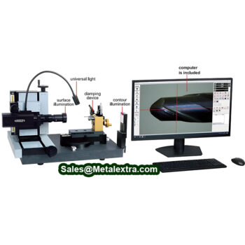 Alternative view of INSIZE Cutting Tool Microscope TLP-D150 5-Axis (0.5Mp, Res; 800 x 600,1/2" Inch CCD, USB, HDMI, LCD 27 Inch) Zoom Magnification; 20X~240X