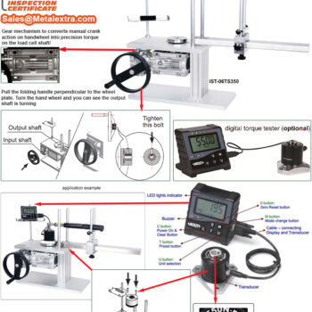INSIZE Torque Wrench Test Stand IST-06TS Series (For Digital Tester, Accuracy; ± 0.5%) Torque Range; 350 Nm - 2000 Nm - Image 3