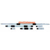 INSIZE Tubular Inside Micrometer 3224 (Spring-loaded Extension Rod with Carbide Tips Anvil) Range; Ø1000mm - Ø5000mm