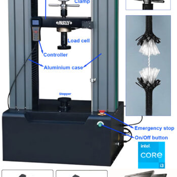 Alternative view of INSIZE Universal Tester Machine UTM-E Series (Max; 30591kgf / 300kN) Accuracy; 1%, Clamping range; Ø1mm - Ø32mm