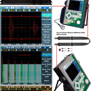 INSIZE Ultrasonic Flaw Detector UFD-T680 (AVG, DAC and TVG displays) Frequency; 0.2~20MHz, Material Thickness; 0~15000mm - Image 7