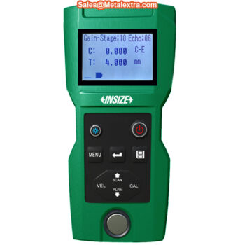 INSIZE Ultrasonic Thickness Gauge ISU-800D (Bluetooth, Mini-USB) Accuracy : ±0,05mm, Res; 0.01mm, Range; 0.15mm - 2000mm - Image 3