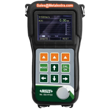Alternative view of INSIZE Ultrasonic Thickness Gauge ISU-810D All Material (USB Data, Res; 0.01mm, Frequency; 4Hz-16Hz) Accuracy : ±0,05mm, Range; 1.2mm - 400mm