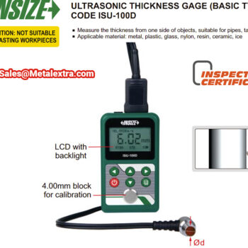 Alternative view of INSIZE Ultrasonic Thickness Gauge (basic type) ISU-100D, 0.8~300mm