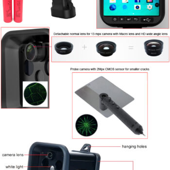 INSIZE Ultraviolet Flaw Detection Light Camera MPI-SC608 (Rechargeable, Wavelength; 365nm±3nm ) UV Range; 4000µW/cm² - Image 5