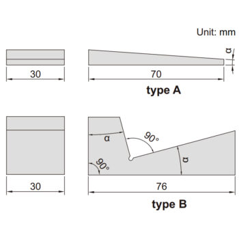 INSIZE Angle Plate Set 4004-9 (Tool Steel ±55 HRC, Accuracy; ±30'') Range; 1/2° - ≤30° - Image 4
