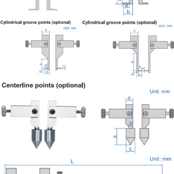 INSIZE Universal Caliper 1511 Interchangeable Points (Data Output, Grad; 0.01mm) Accuracy; ±0.06mm, Range; ≤Ø200mm - Ø300mm - Image 6