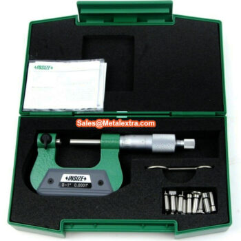 INSIZE Universal Micrometer 3280, Non-rotating Spindle (DIN 863-3, Graduation: 0.01mm) Range; ≤Ø25mm - Ø200mm - Image 6