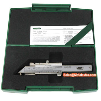 INSIZE Vernier Chamfer Gauge 1267 Angle 30° 45° 60° Range; 0-.39"/0-10mm - Image 3