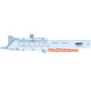 INSIZE Vernier Chamfer Gauge 1267 Angle 30° 45° 60° Range; 0-.39"/0-10mm