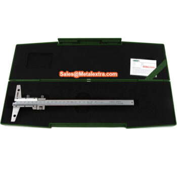 INSIZE Vernier Depth Gauge 1249 with fine adjustment (Graduation; 0.02mm/0.05mm) Accuracy; ±50μm, Range; ≤Ø150mm - Ø300mm - Image 3