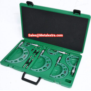 INSIZE Vernier Micrometer 3203 (DIN 863-1, Graduation: 0.01mm) Range; Ø25mm -  Ø400mm / Ø1 Inch - Ø12 Inch - Image 5