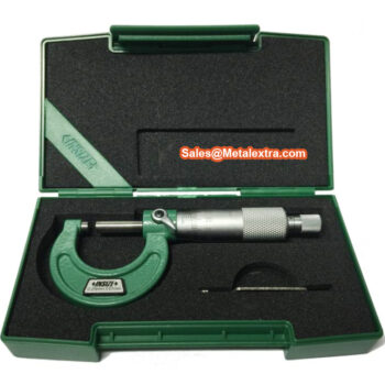 INSIZE Vernier Micrometer 3203 (DIN 863-1, Graduation: 0.01mm) Range; Ø25mm -  Ø400mm / Ø1 Inch - Ø12 Inch - Image 6