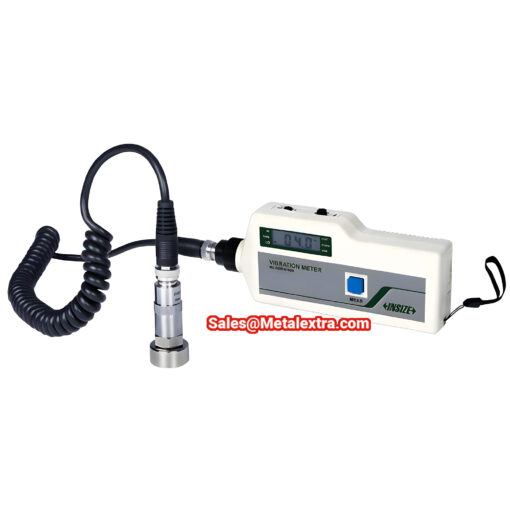 INSIZE Vibration Meter 0023-V199B Wired Probe Type (Acceleration, Velocity, Displacement test, Accuracy; ±5% ±2digits) Range Velocity: 0.1 to 199.9mm/s (RMS)
