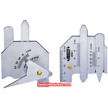 Alternative view of INSIZE Welding Gauge 4838 (Stainless Steel Ruler) Angle; 160° Range; ⌀50mm