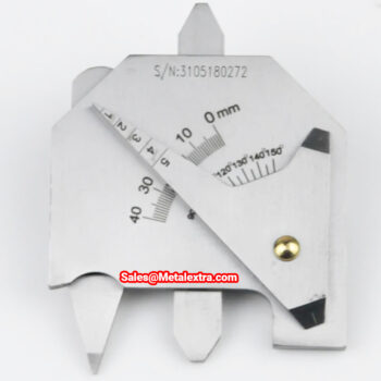 INSIZE Welding Gauge 4838 (Stainless Steel Ruler) Angle; 160° Range; ⌀50mm - Image 3